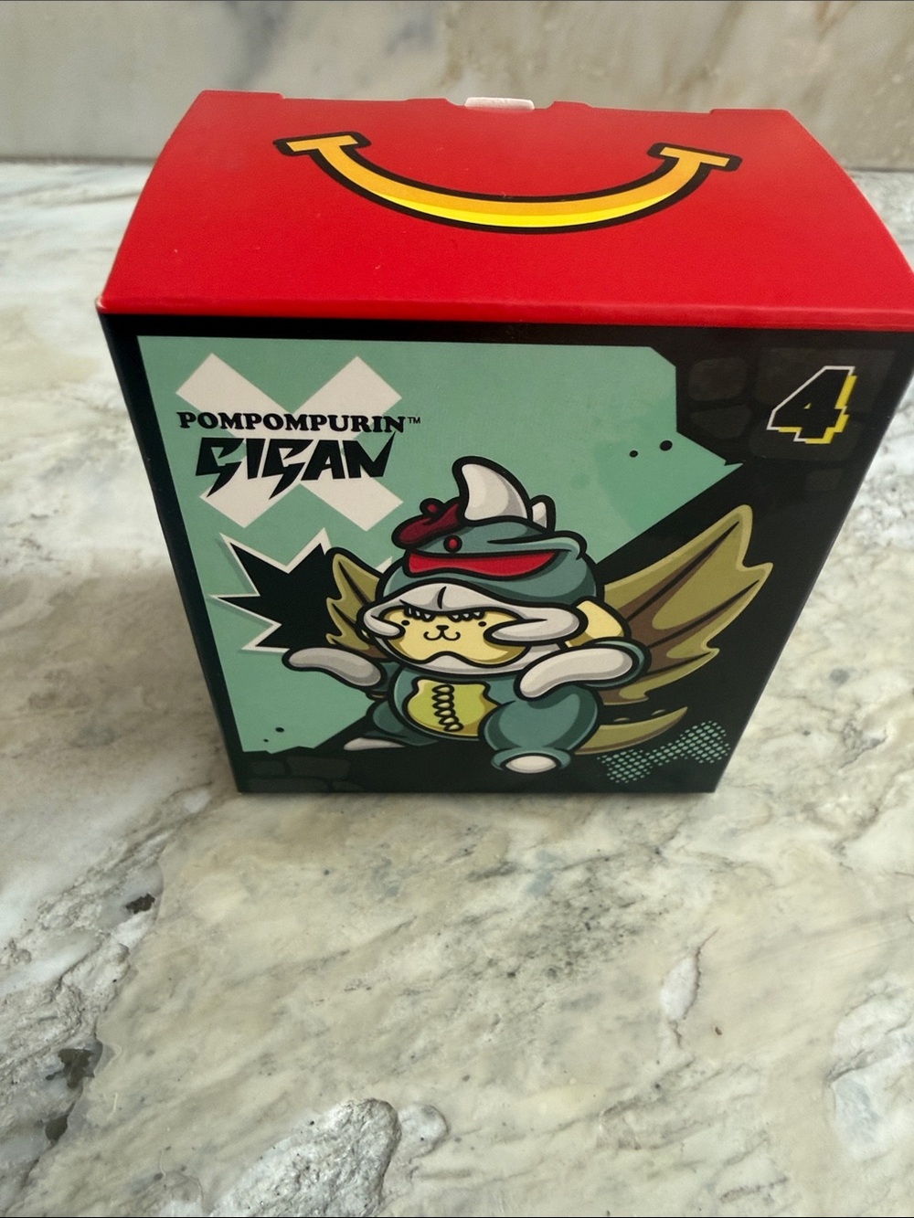 Hello Kitty Pompompurin Sisan Collectible Box - Red, Green, Yellow